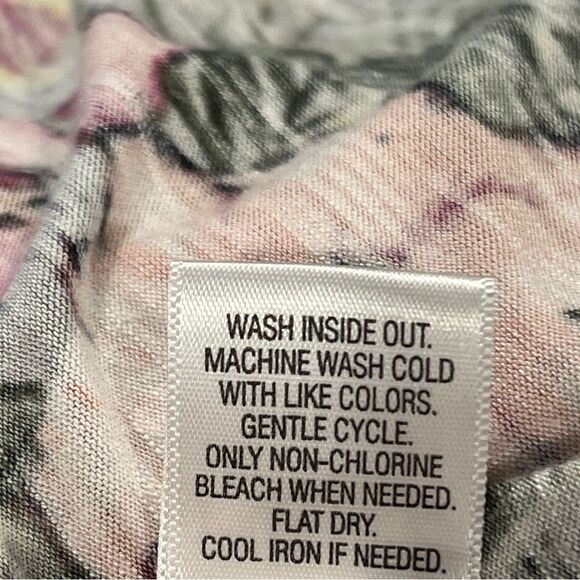 Vera Wang Tropical Floral print Sleeveless asymmetrical Dress Size extra small - Picture 14 of 15